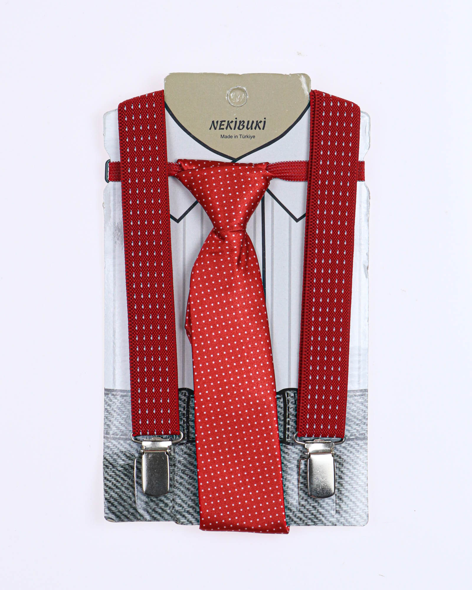NEKIBUKI 1071 Набор подтяжки + галстук NEKIBUKI 1071 Набор подтяжки + галстук фото